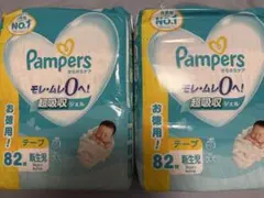 Pampers モレムル0へ！ 82枚 新生児用