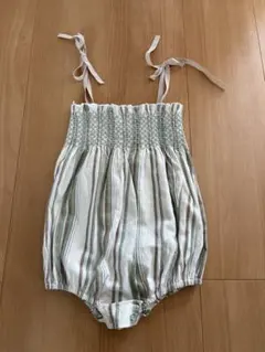 Anneshirley ストライプ ロンパース 韓国子供服のサムネイル