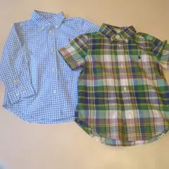 Ralph Lauren 半袖.長袖シャツ 3/3T ギンガムチェック
