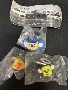 プロ野球マスコット めじるしアクセサリー ドアラ　トラッキー　ハリーホーク