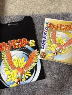 【新品購入】本物　GAME BOY ポケットモンスター金 パッケージTシャツ Mのサムネイル