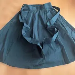ブルーグリーン フレアスカート サイズF