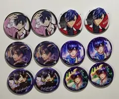 Obey Me! ベルフェゴール 缶バッジ 6種×2個セット(計12個セット)