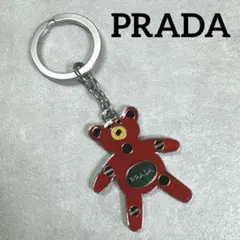 PRADA プラダ スカル キーホルダー チャーム サフィアーノ ドクロ