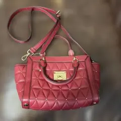 MICHAEL KORS キルティング ショルダーバッグ レッド