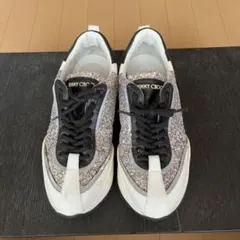 JIMMY CHOO RAINE（レイン）グリッタースニーカー38