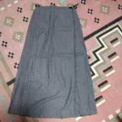 オニールオブダブリン　巻きスカート　グレー　ロング　マキシ