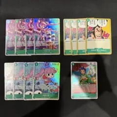 緑ミホーク ワノ国 デッキパーツ 13枚 OP14-033 OP12-034 等のサムネイル
