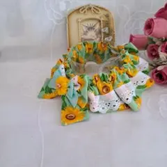 短毛シュシュパステルグリーン(ひまわり)わんちゃん猫ちゃん用 短毛シュシュパステルグリーン(ひまわり)わんちゃん猫ちゃん用 - メルカリ