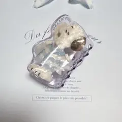 gelato pique スヌーピー　オリジナルアート バンスクリップ　ブルー