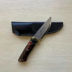 刀鍛冶 加藤清志 鍛造3インチセミスキナー カスタムシースナイフ 