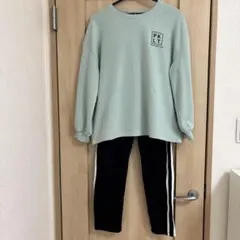 ピンクラテ 裏起毛パジャマ 長袖160cm