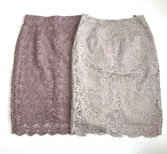 UNIQLO M/ナチュラルビューティー　S レース タイトスカート セット売り