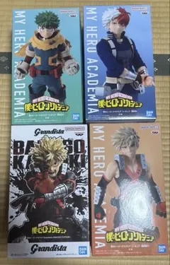 僕のヒーローアカデミア　緑谷出久　轟焦凍　爆豪勝己　4体セット！