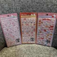 ボンボンドロップシール　サンリオ　キティ　3枚セット