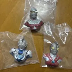 一番くじ ウルトラマン 60th E賞 英雄頭鑑 3種のサムネイル