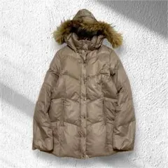 【フロムラブスリー】ダウンコート フード取外し可 フルジップ 無地 9AR