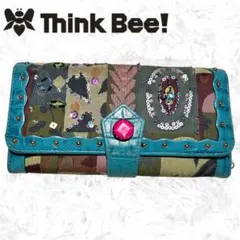 Think Bee! リッピ長財布ブルーのサムネイル