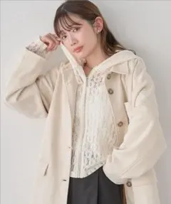 定価5,000 earth music &ecology レースパーカー