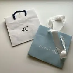 4°C & canal 4°C ショップ袋 2点セット