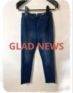 ☘️P1☘GLAD NEWS ストレッチ デニム パンツ y2k Fのサムネイル