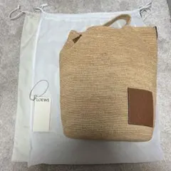 【LOEWE ロエベ】ラフィア スリットバッグ カゴバッグ