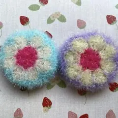 韓国たわし♡スセミたわし♡お花　2個セットのサムネイル