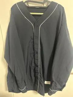 ベースボールシャツ ネイビー 長袖のサムネイル