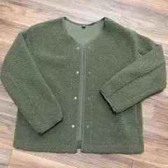 ユニクロ フリースノーカラージャケット UNIQLO