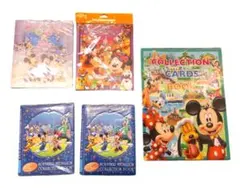 ディズニー アルバム5点まとめ売り カード メダル ハロウィン クリスマス