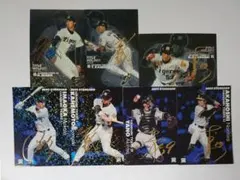 プロ野球チップス2005　井川&金本&赤星&今岡&矢野& 阪神 箔サイン7枚