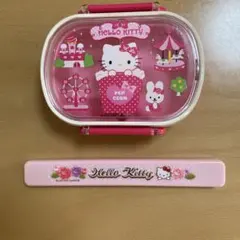 Hello Kitty 弁当箱と箸セット