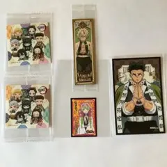 鬼滅の刃　チョコバー　不死川　カナヲ　銅貨パン　ぷっちょ　甘露寺蜜璃　ステッカー