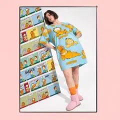 Garfield ガーフィールド　ルームウェア　パジャマ　ワンピース　S