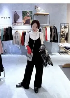 レプシム ベロアキャミサロペット