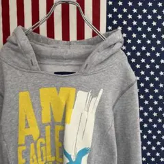 ギ*ブ様 アメリカンイーグル スウェット 7分袖 パーカー 【S】