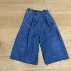 ブルーデニム ワイドパンツ　130㎝