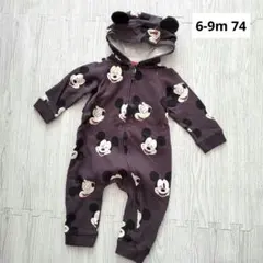 H&M　ミッキーのカバーオール 6-9m 74
