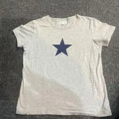 agnès b グレー 星プリント Tシャツ T3