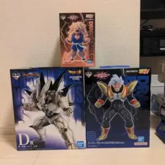 一番くじ　D賞超一星龍　B賞スーパーベビー2　A賞超サイヤ人3孫悟空