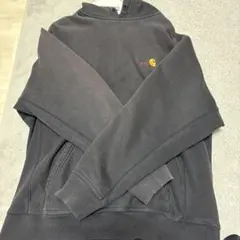 Carhartt グレー フード付き スウェットパーカー L