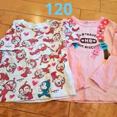 ドキンちゃん　Tシャツ　　ミキハウス　カットソー　120