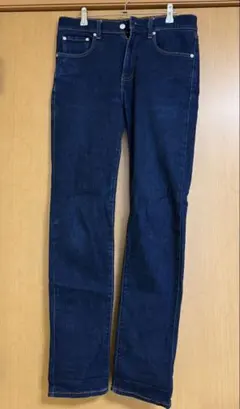 無印良品　ストレッチデニムスリムパンツ　紳士　ダークネイビー