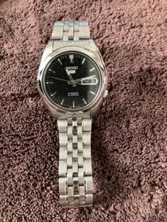 SEIKO 5 自動巻き 腕時計 ブラック