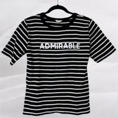 AMERICAN HOLIC ボーダーロゴTシャツ 半袖 Mサイズのサムネイル