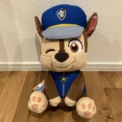 パウパトロール ちょこんとおすわりLLぬいぐるみ"チェイス"