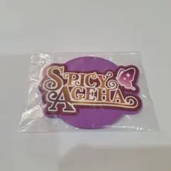 アイカツ SPICY AGEHA ラバーコースター　紫吹蘭