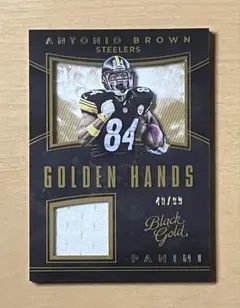 /99 NFL ANTONIO BROWN BLACK GOLD PATCH