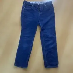 GU ダークブルー ストレートレッグデニム 67