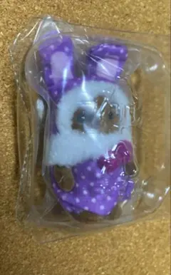 ブラウンウサギの赤ちゃん　紫　パープル　カラフルウサギコスチューム